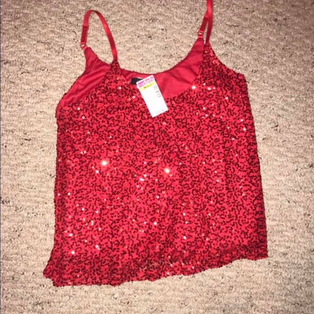 Sequined Tank Top